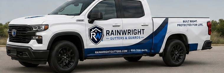 RainWright Gutters & Guards service truck
